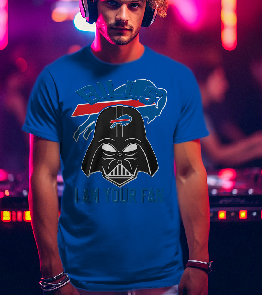 Buffalo Bills I Am Your Fan Darth Vader Helmet Nfl Crossover T-Shirt