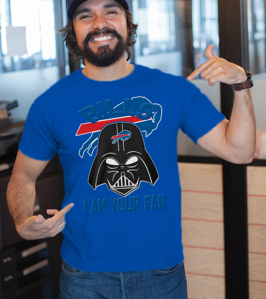 Buffalo Bills I Am Your Fan Darth Vader Helmet Nfl Crossover T-Shirt