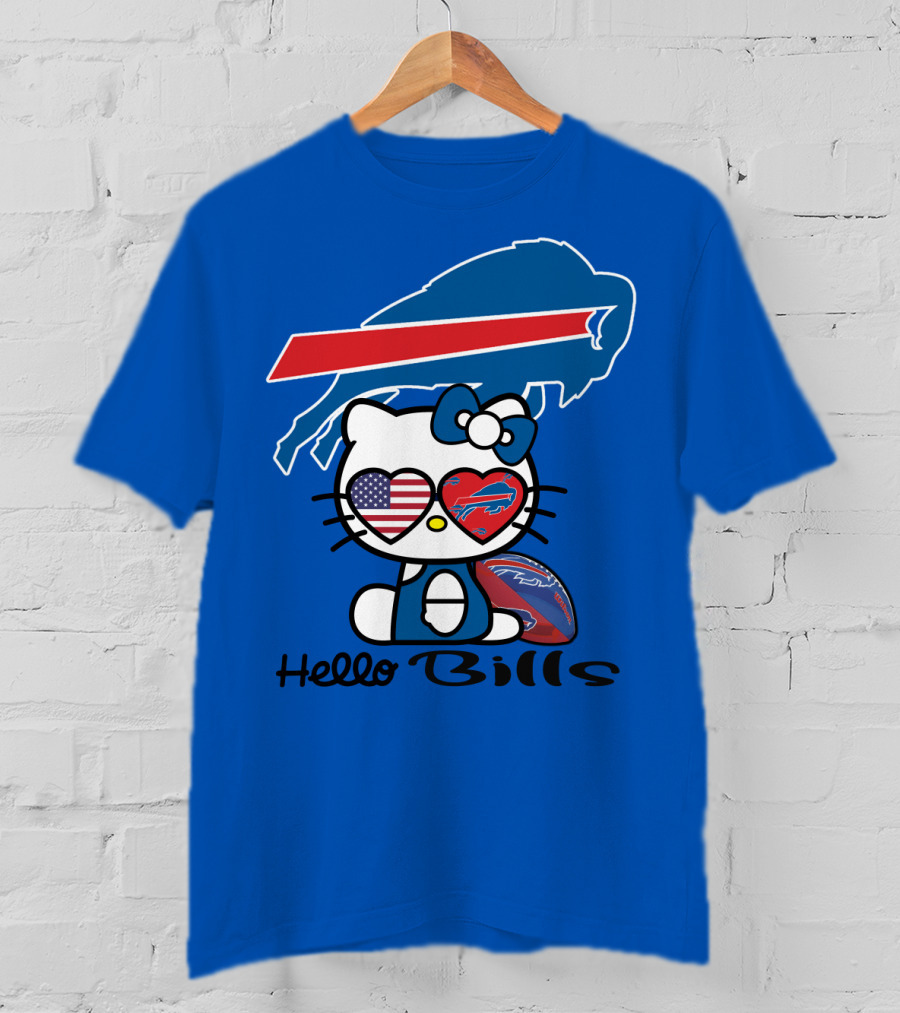 Hello Bills Buffalo Bills Football Hello Kitty T-Shirt