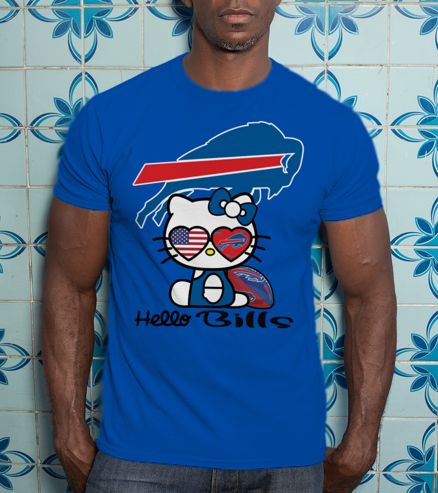 Hello Bills Buffalo Bills Football Hello Kitty T-Shirt