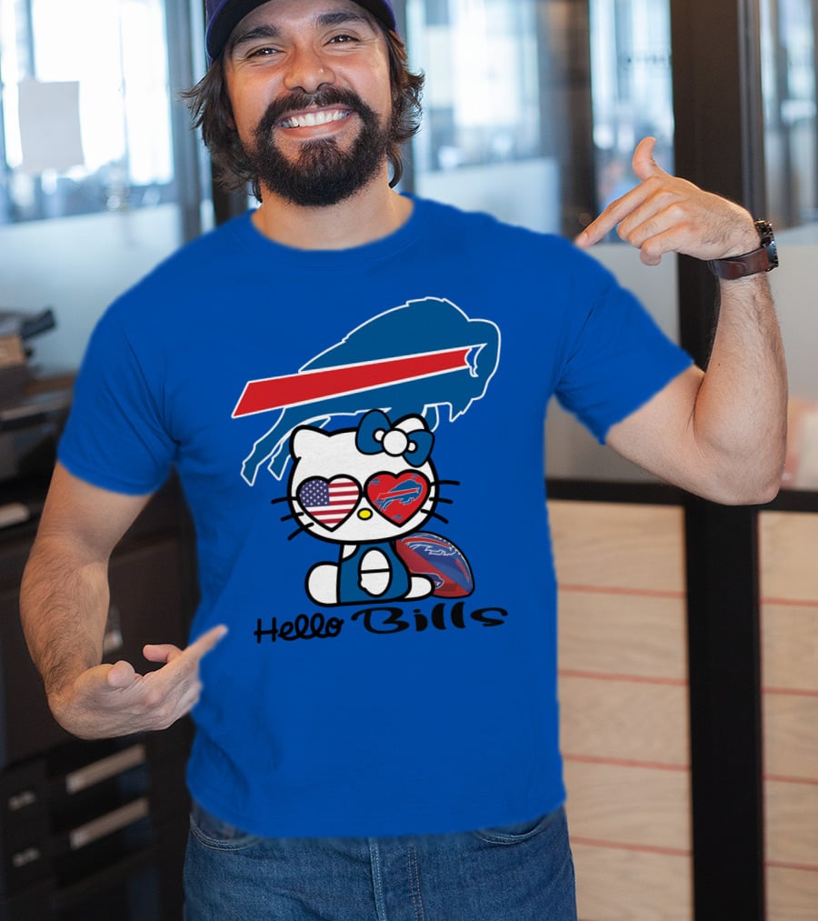 Hello Bills Buffalo Bills Football Hello Kitty T-Shirt