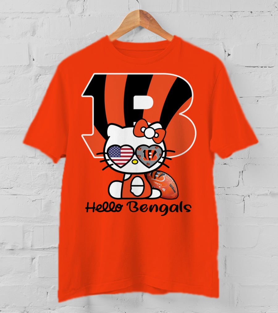 Hello Bengals Cincinnati Nfl Team T-Shirt