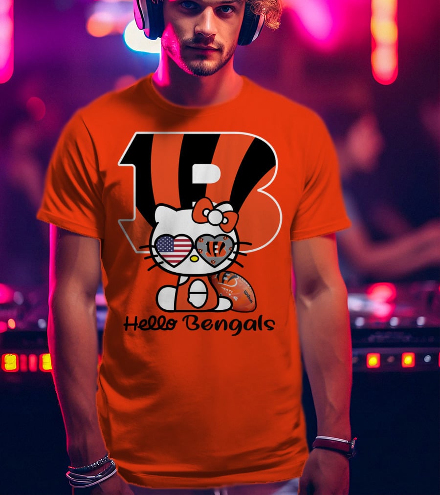 Hello Bengals Cincinnati Nfl Team T-Shirt