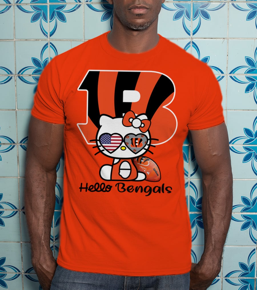 Hello Bengals Cincinnati Nfl Team T-Shirt