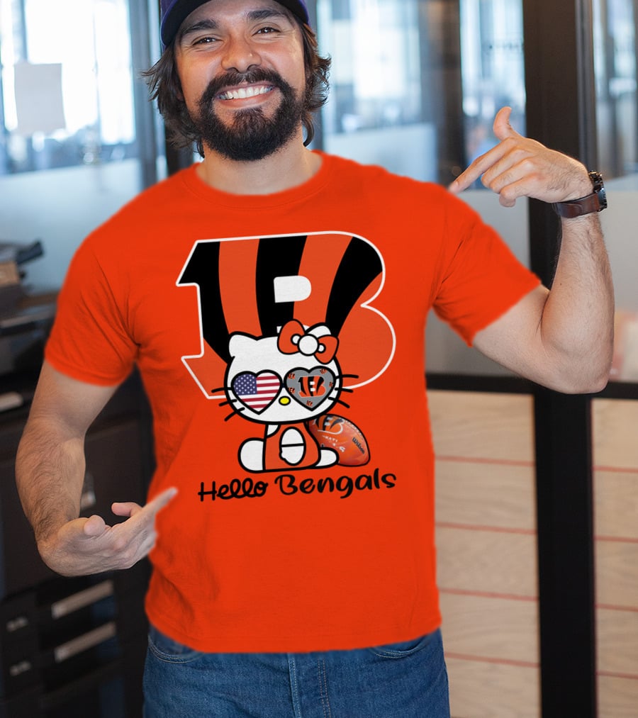 Hello Bengals Cincinnati Nfl Team T-Shirt