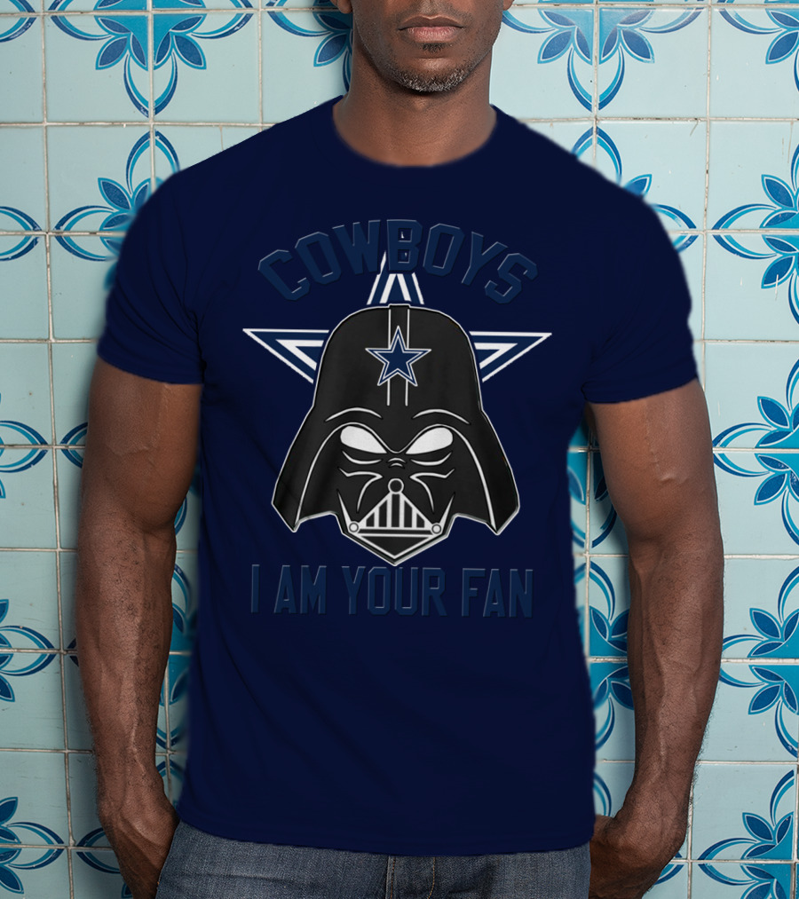 Cowboys I Am Your Fan Star Wars Dallas Cowboys Star T-Shirt