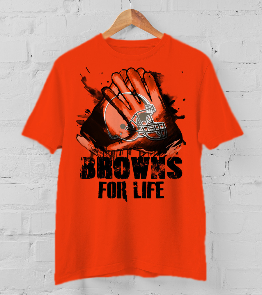Browns For Life Cleveland Browns T-Shirt