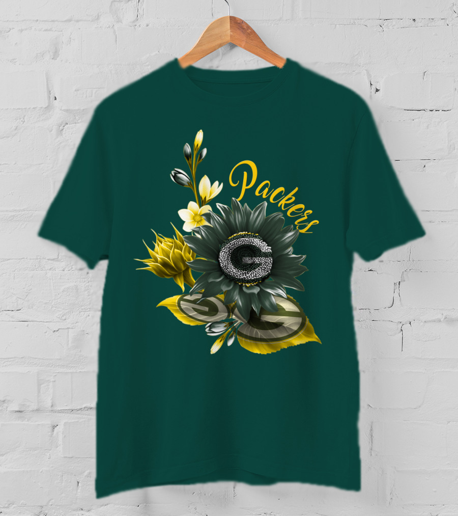 Packers G Floral Green Bay Packers T-Shirt