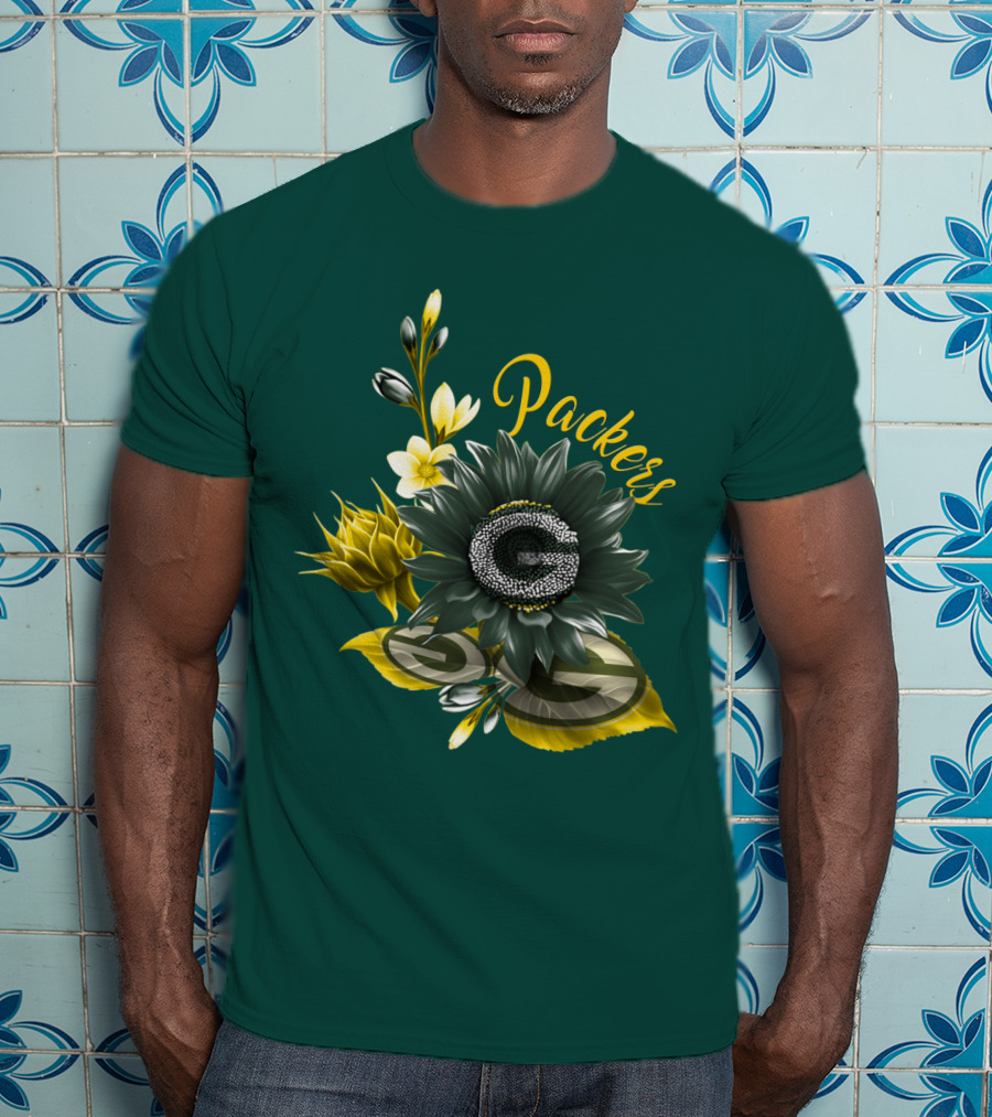 Packers G Floral Green Bay Packers T-Shirt