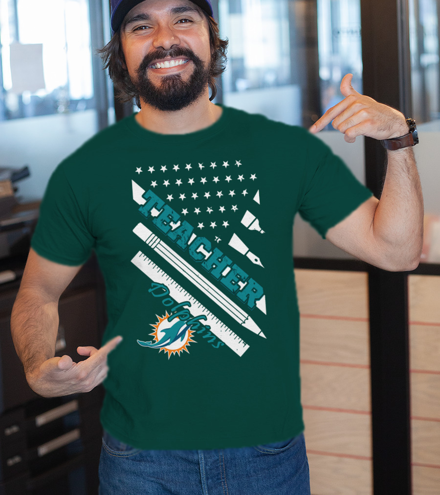 Teacher Miami Dolphins T-Shirt