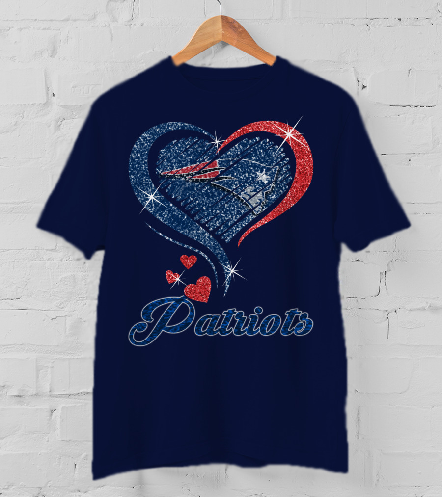 Patriots Heart Glitter T-Shirt