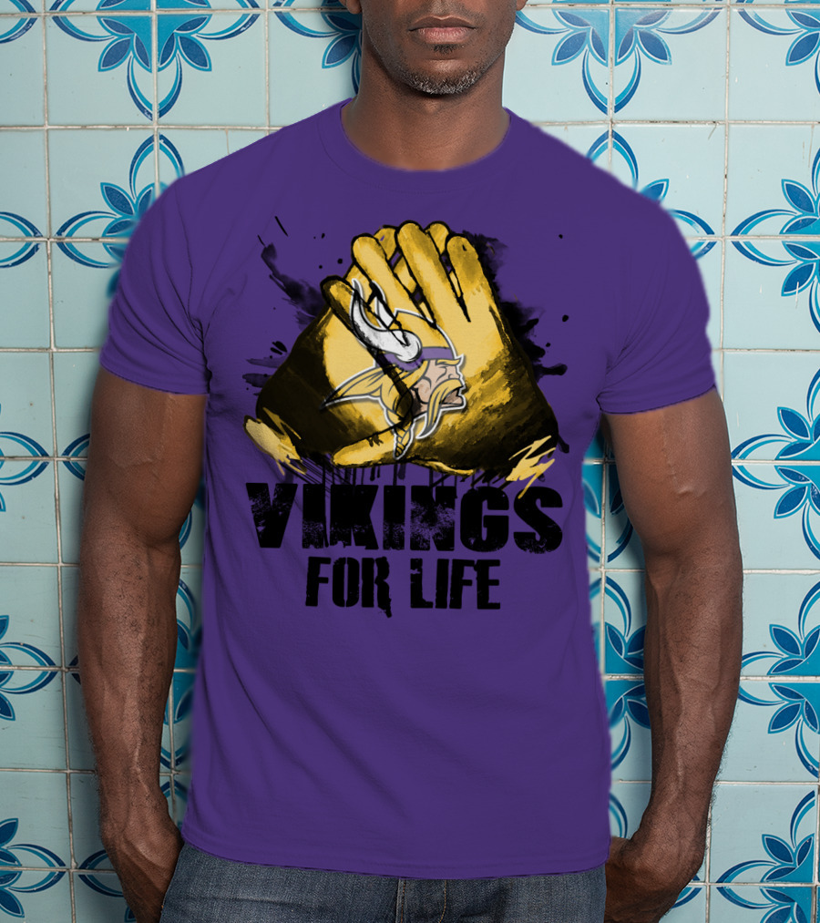Vikings For Life Minnesota Vikings T-Shirt