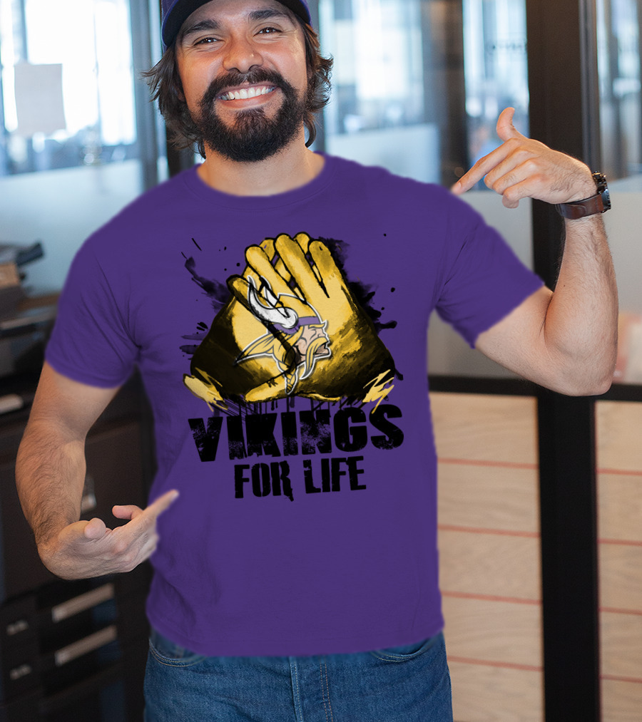 Vikings For Life Minnesota Vikings T-Shirt