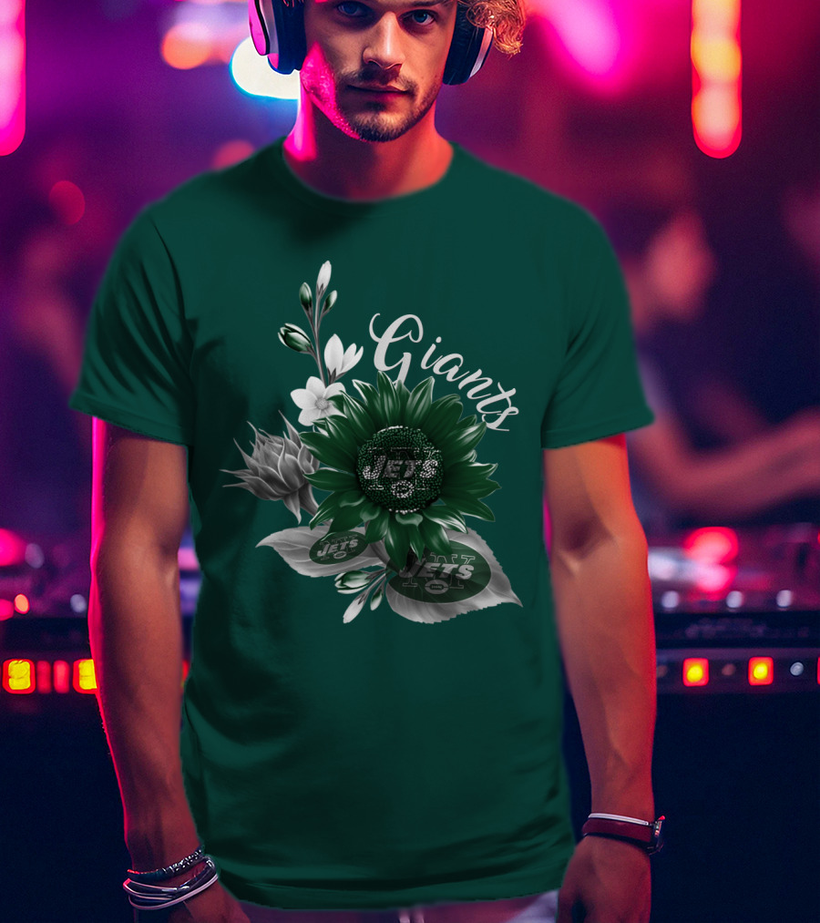 Giants Jets Floral T-Shirt