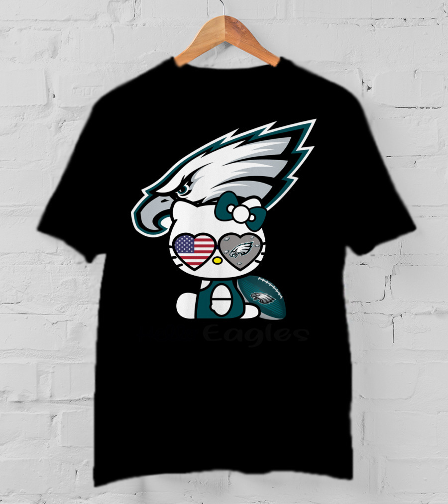 Hello Eagles Philadelphia Eagles Football Team Fan T-Shirt