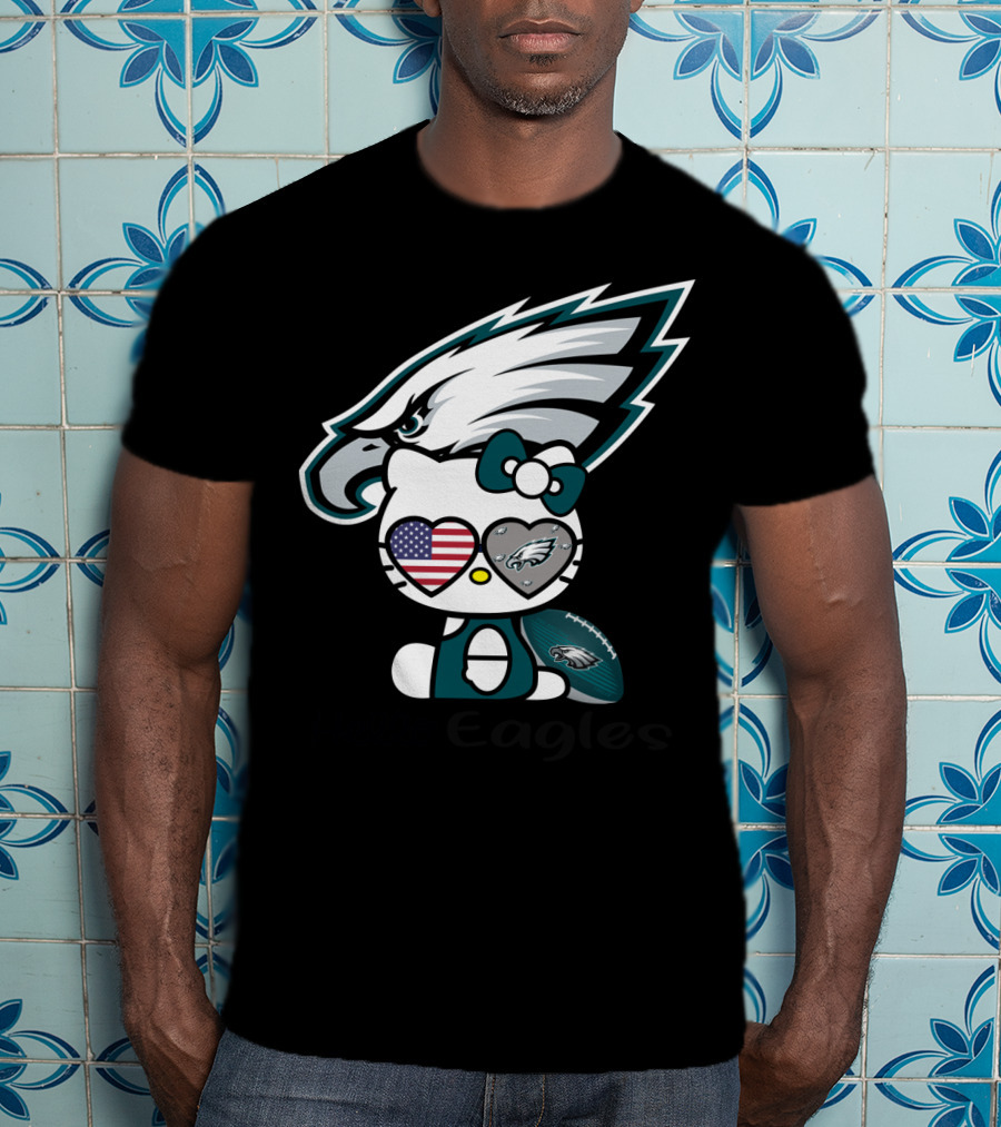 Hello Eagles Philadelphia Eagles Football Team Fan T-Shirt