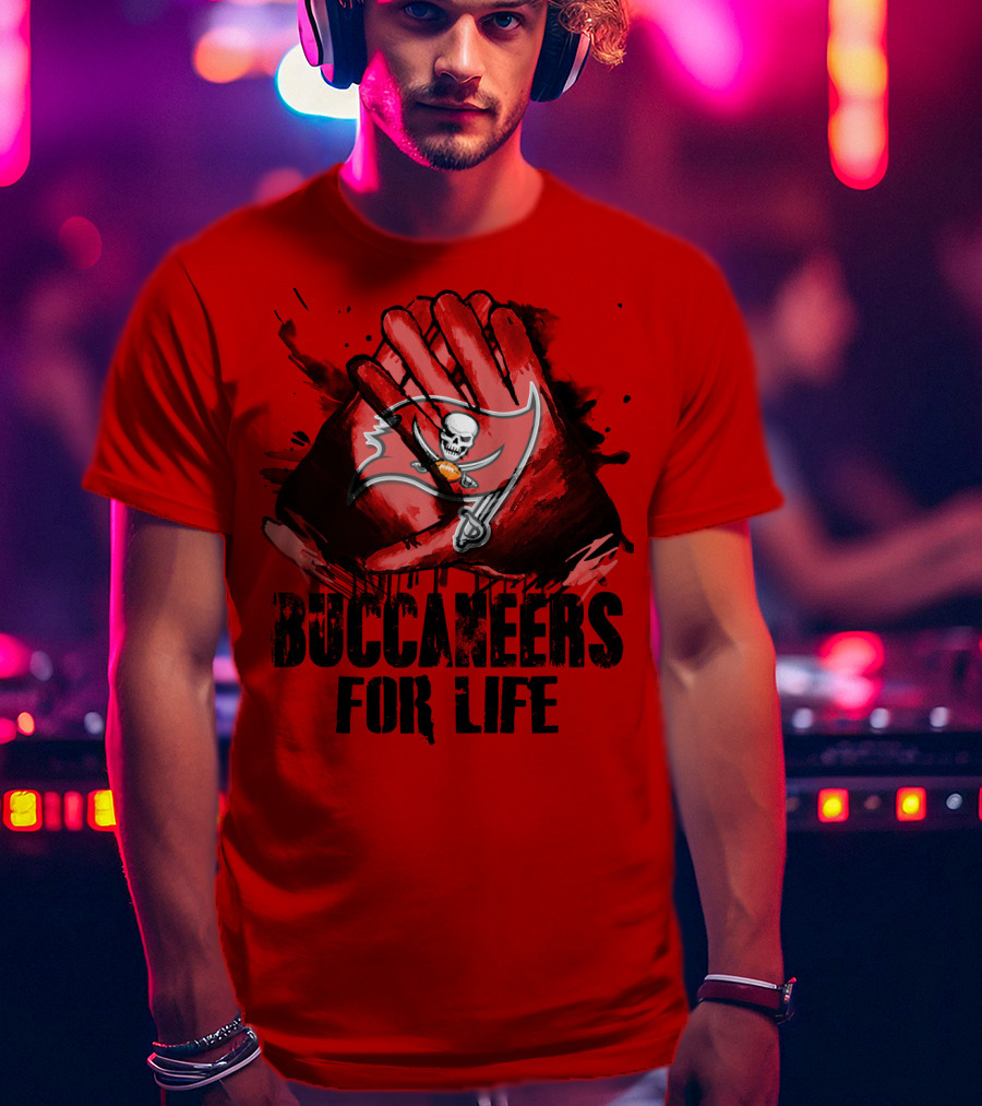 Buccaneers For Life Tampa Bay Buccaneers T-Shirt