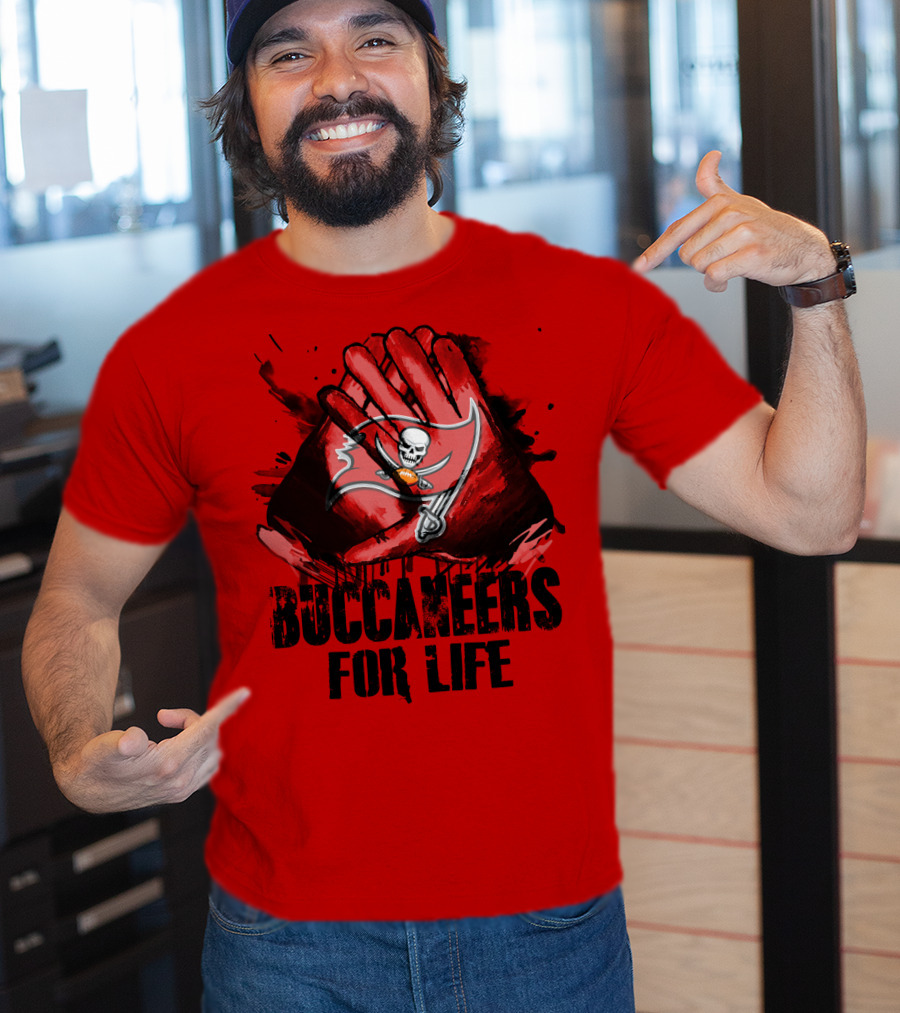 Buccaneers For Life Tampa Bay Buccaneers T-Shirt