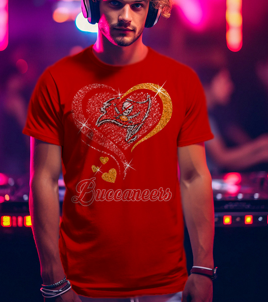 Buccaneers Heart T-Shirt