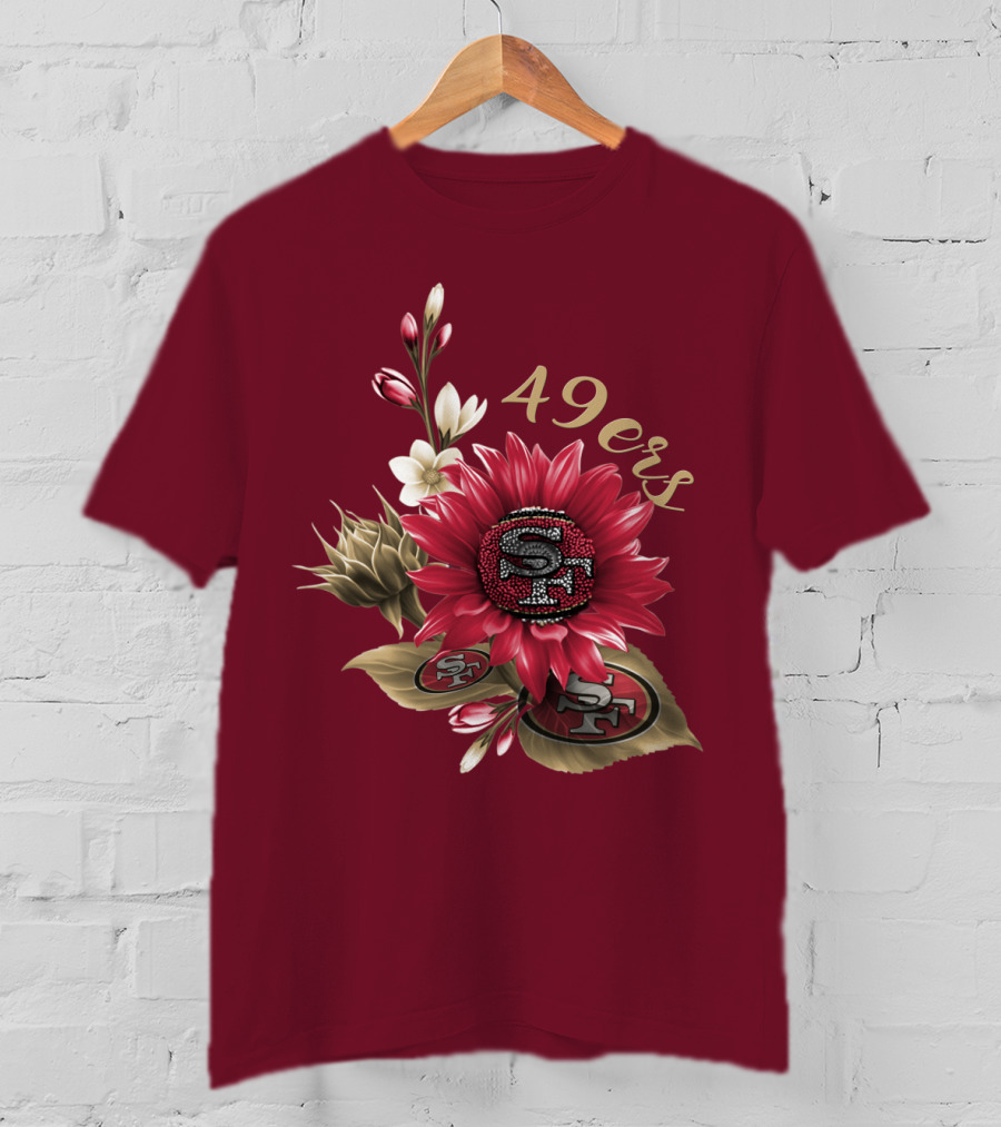 San Francisco 49ers Floral T-Shirt