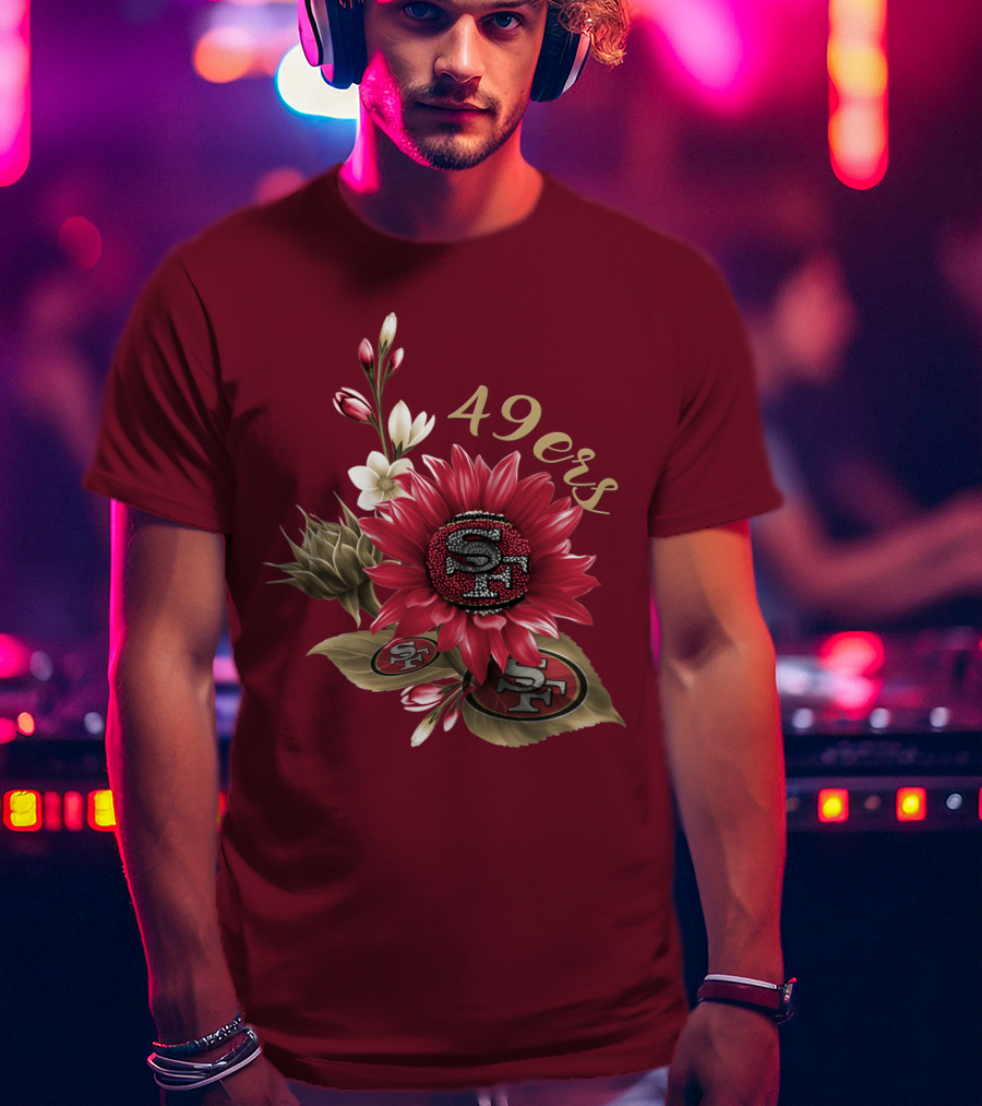 San Francisco 49ers Floral T-Shirt