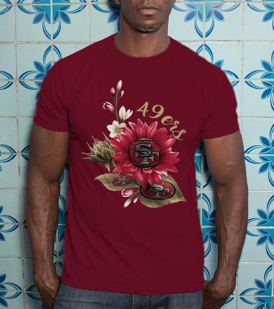 San Francisco 49ers Floral T-Shirt