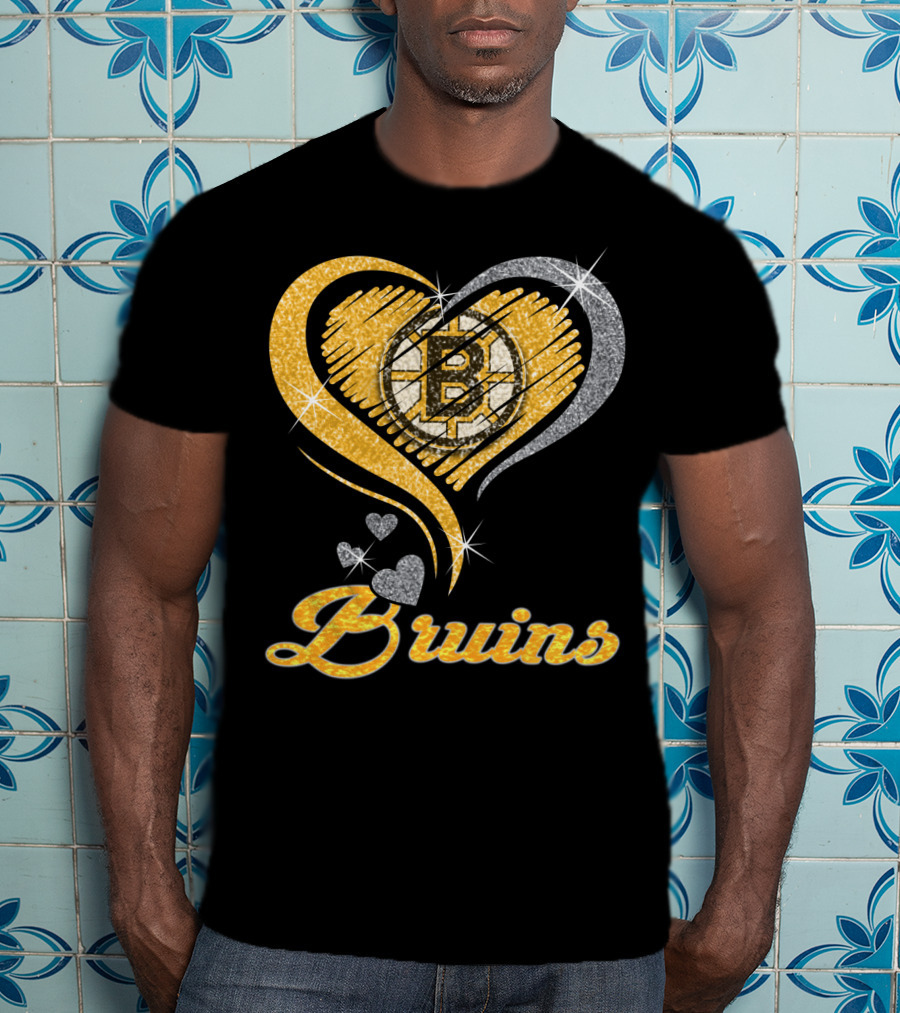 Boston Bruins Heart T-Shirt