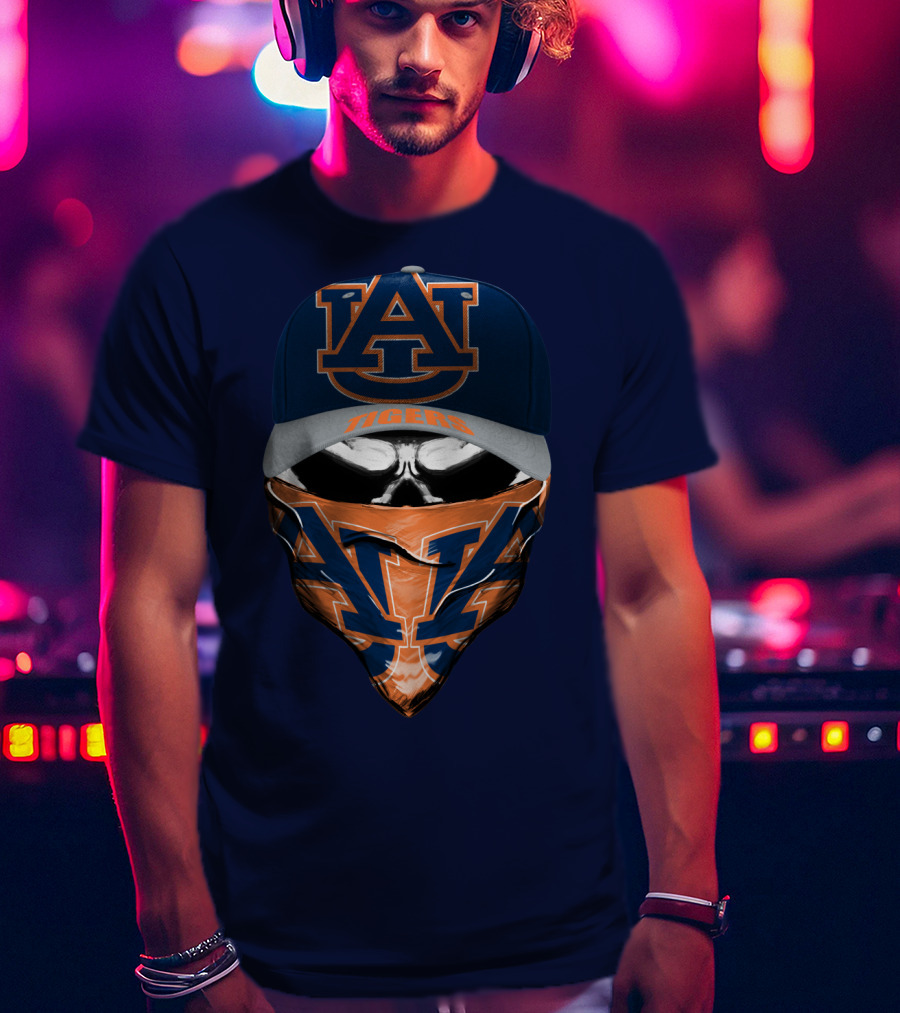Auburn Tigers Au Logo Hat And Bandana Combo T-Shirt