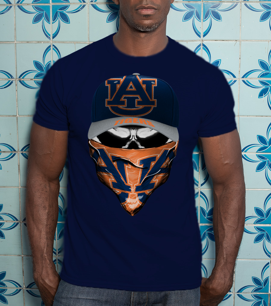 Auburn Tigers Au Logo Hat And Bandana Combo T-Shirt