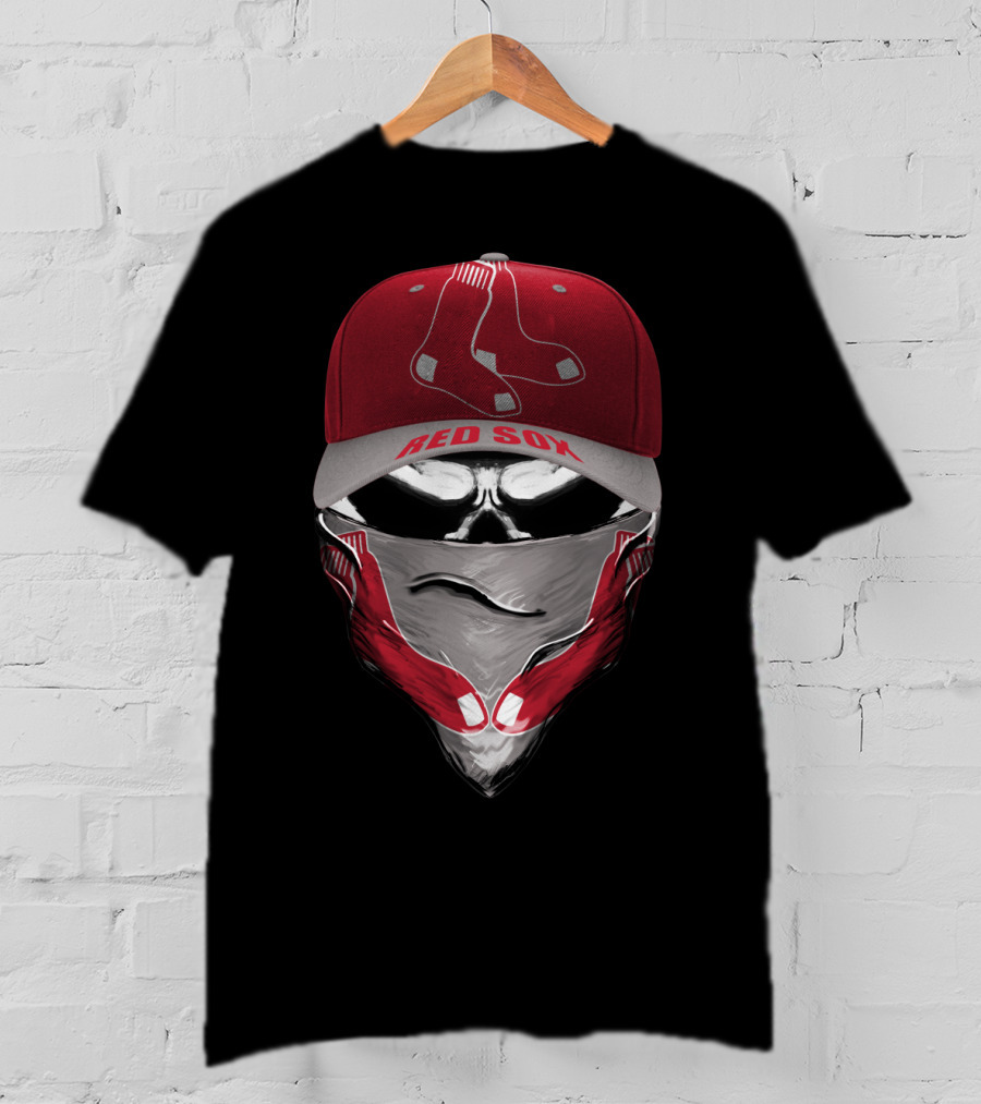 Boston Red Sox Cap And Bandana With Team T-Shirt