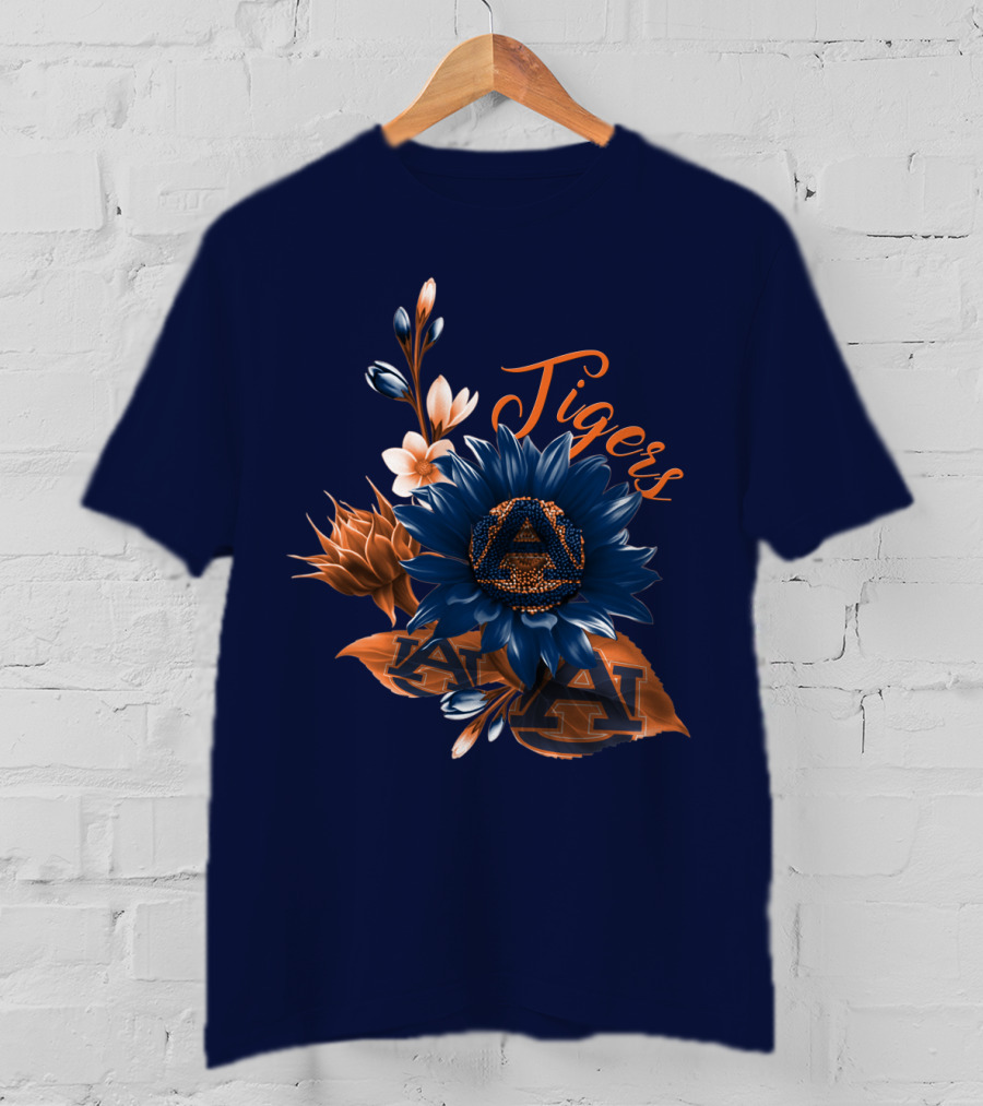 Auburn Tigers Floral T-Shirt