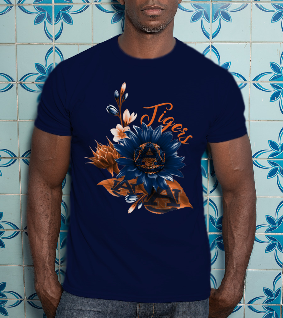 Auburn Tigers Floral T-Shirt