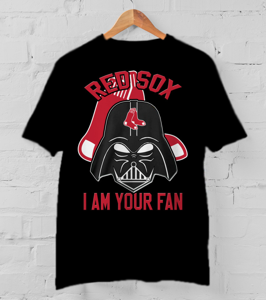 Red Sox I Am Your Fan Darth Vader Baseball Tribute T-Shirt