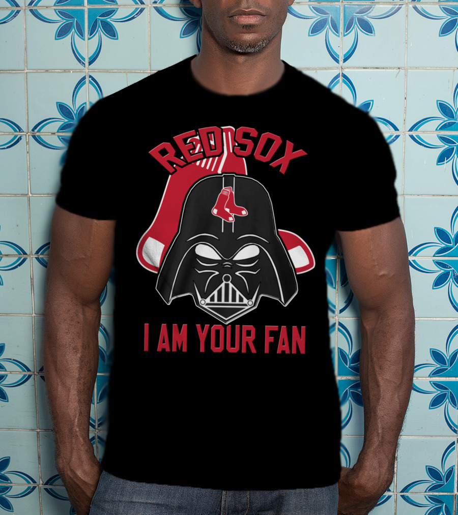 Red Sox I Am Your Fan Darth Vader Baseball Tribute T-Shirt