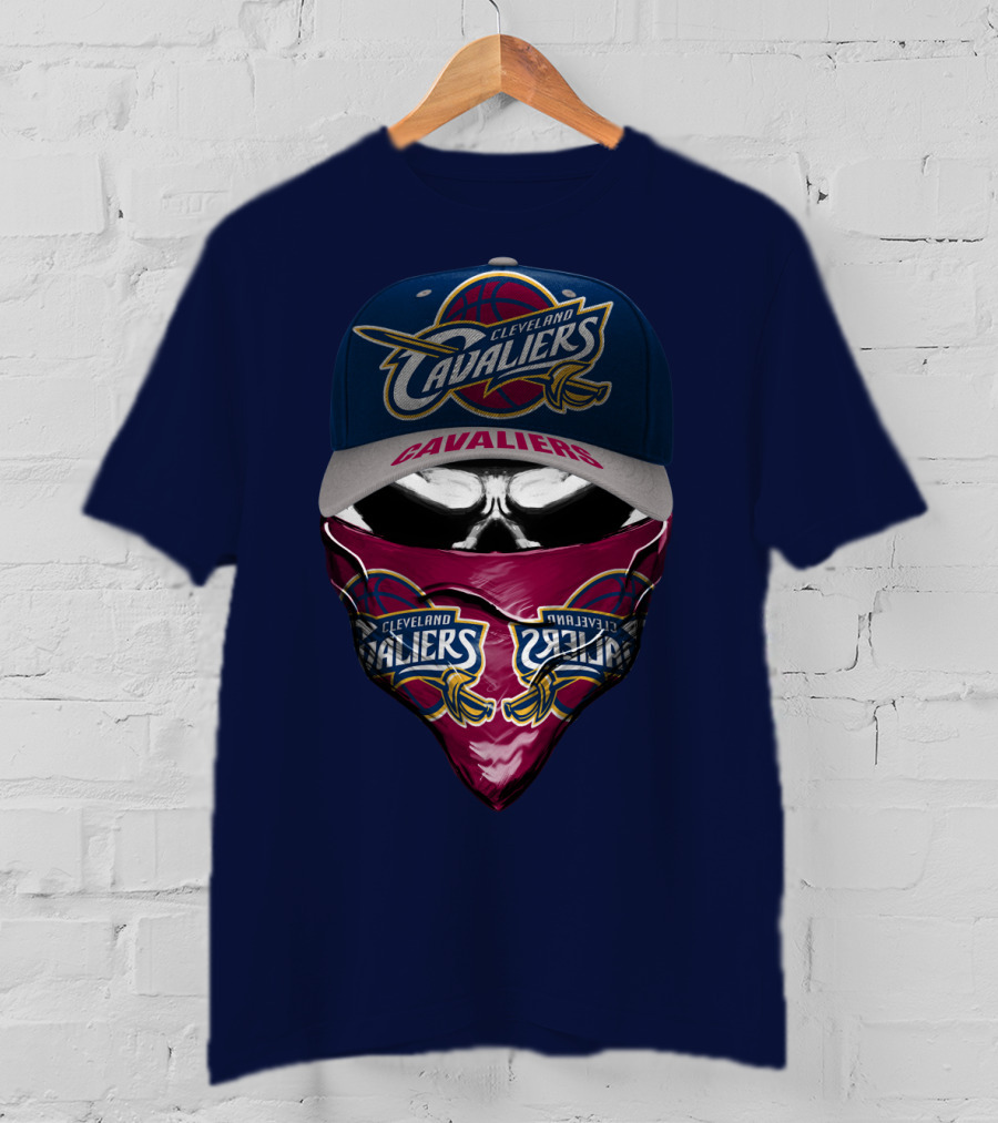 Cleveland Cavaliers Hat And Bandana Combo With Team Logos T-Shirt