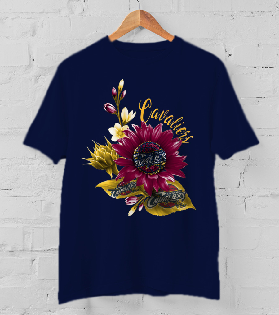 Cleveland Cavaliers Floral Basketball T-Shirt