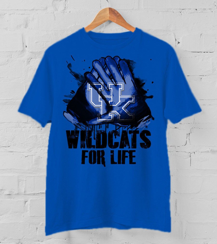Kentucky Wildcats For Life Uk T-Shirt