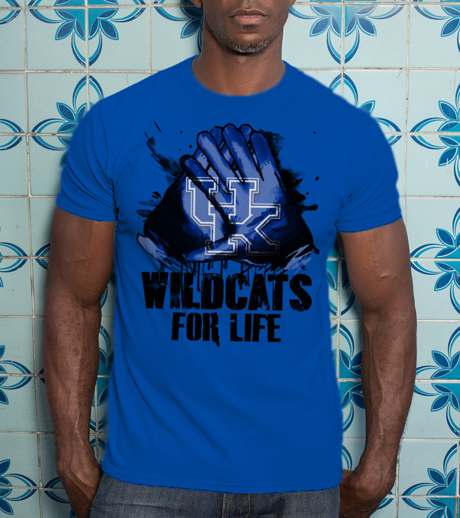 Kentucky Wildcats For Life Uk T-Shirt
