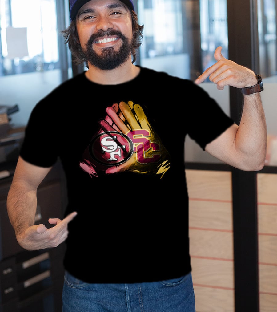 49ers And Usc Trojans For Life Fol T-Shirt