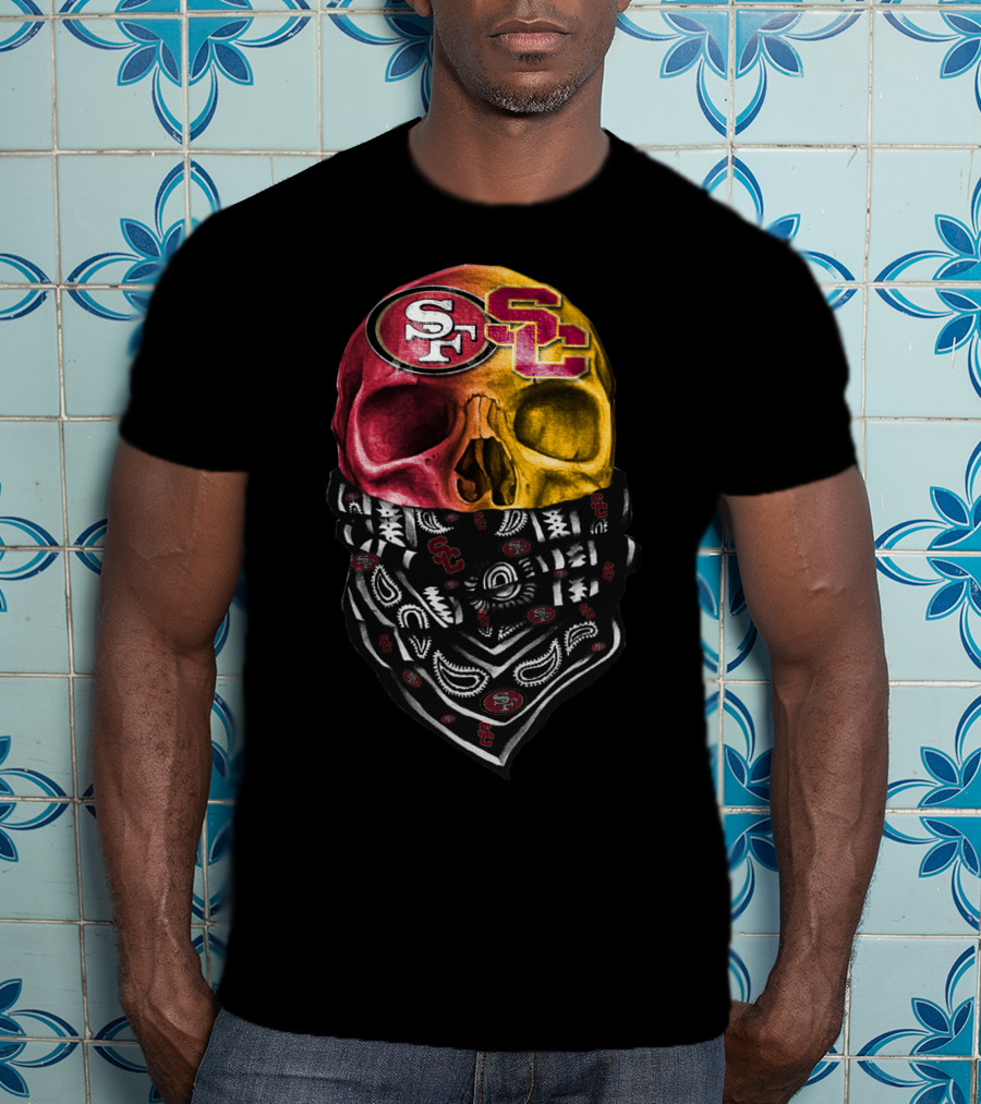 Sf Sc Skull Bandana T-Shirt