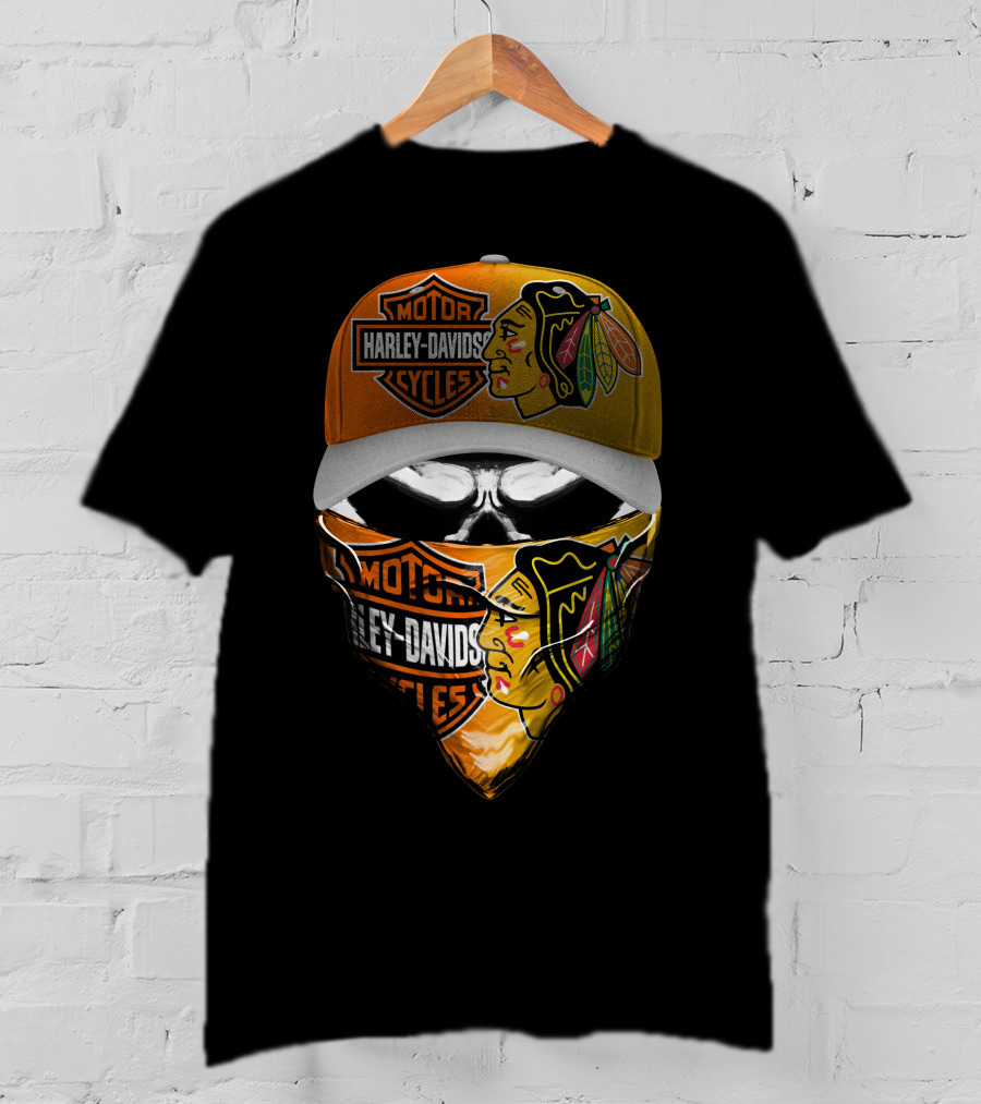Harley Davidson Chicago Blackhawks T-Shirt