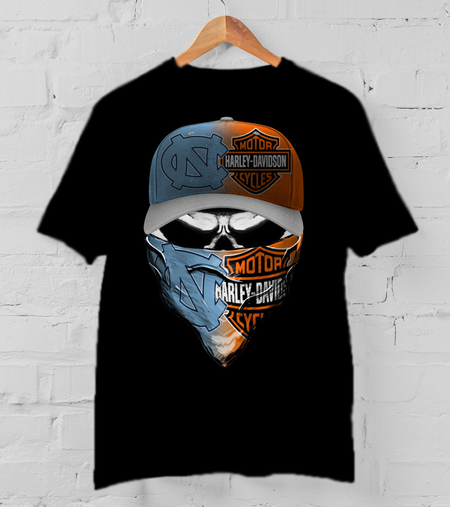 North Carolina Tar Heels Harley Davidson Crossover T-Shirt