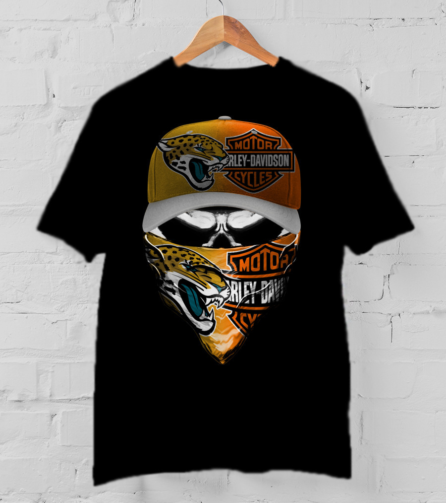 Jacksonville Jaguars Harley Davidson 15Hl Fusion T-Shirt