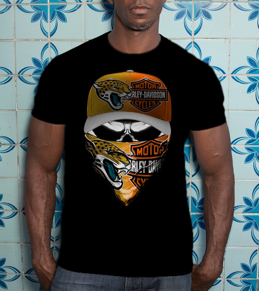 Jacksonville Jaguars Harley Davidson 15Hl Fusion T-Shirt