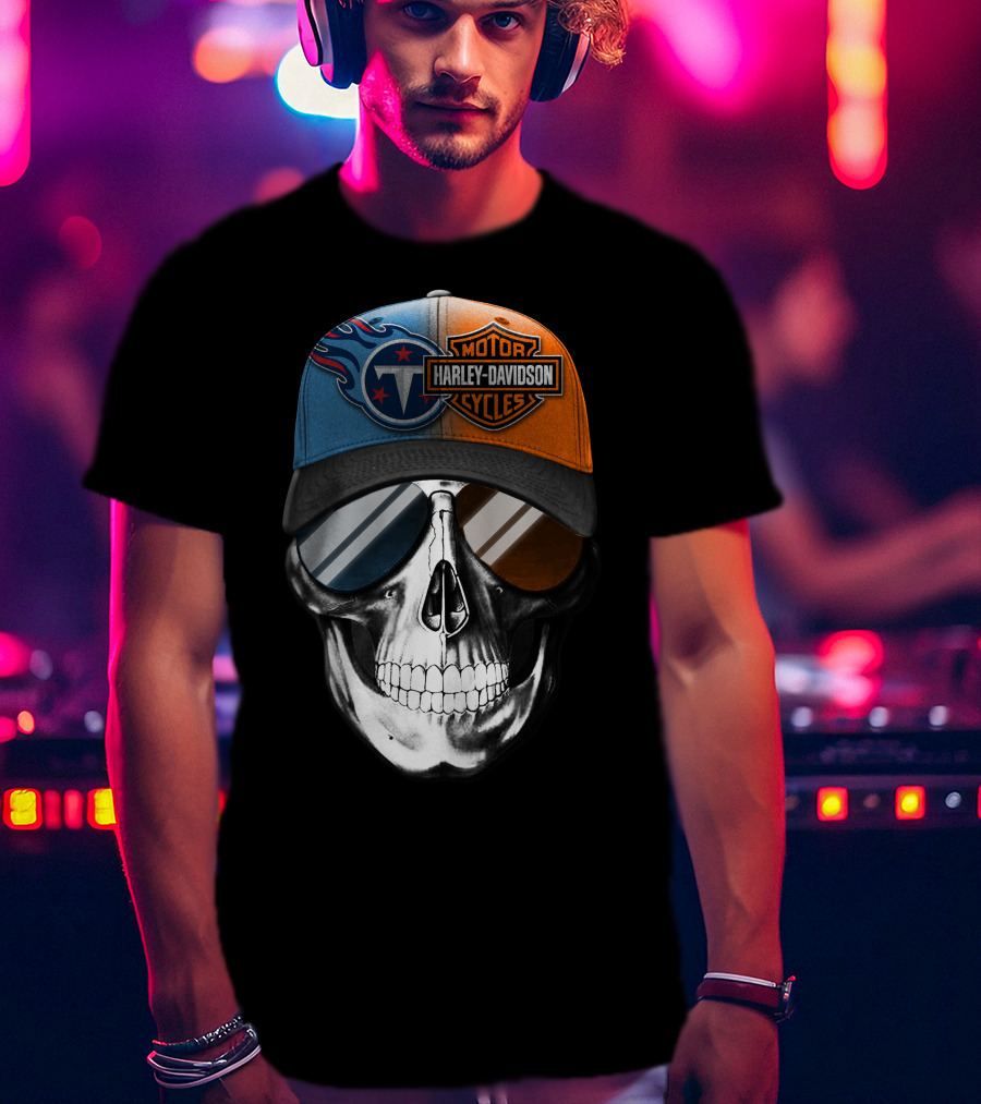 Harley Davidson Titans Skull 31Hl T-Shirt