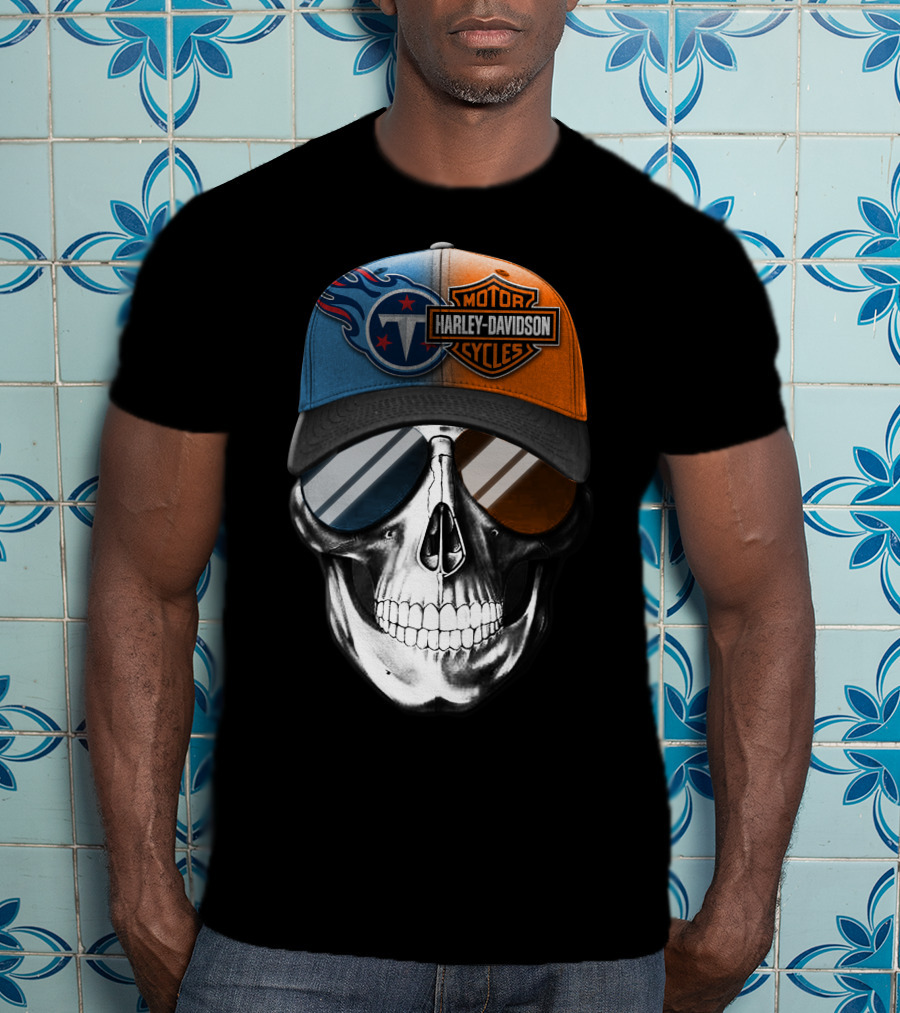 Harley Davidson Titans Skull 31Hl T-Shirt