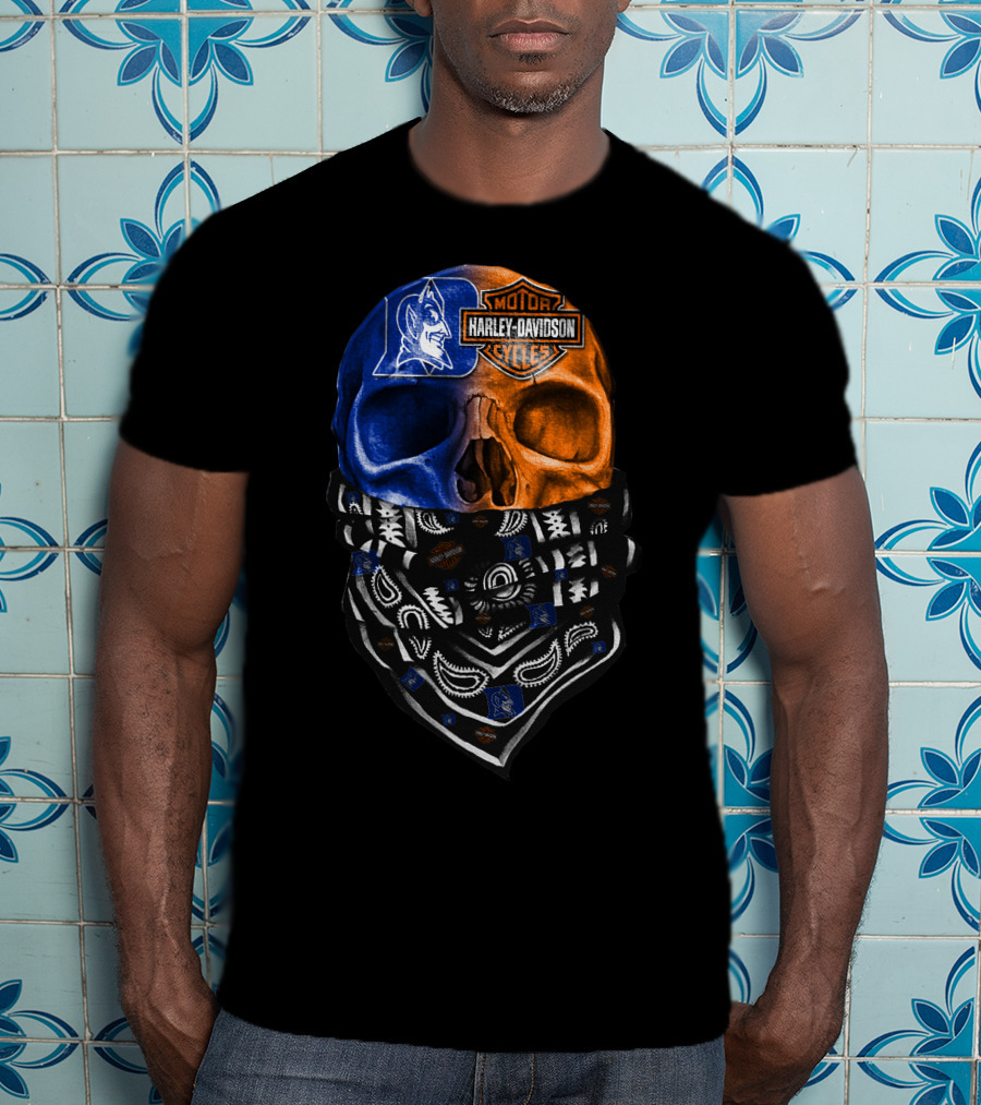 Harley Davidson Duke Skull Bandana T-Shirt