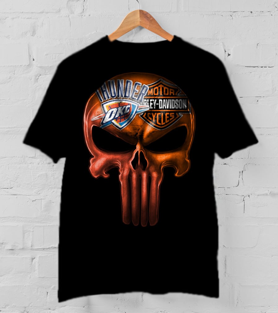 Thunder Okc Harley Davidson Motorcycles T-Shirt