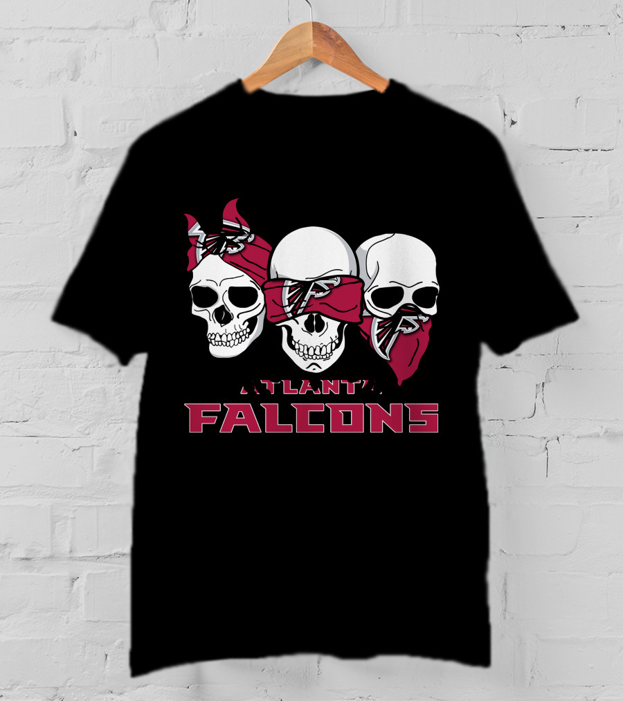 Skull Atlanta Falcons T-Shirt