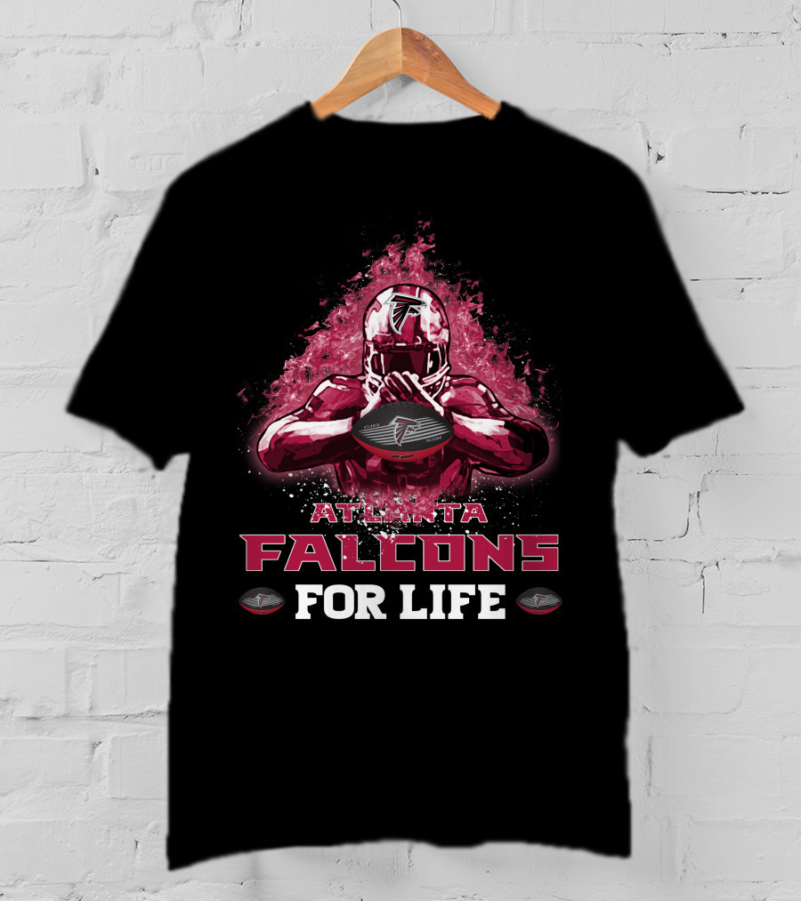 Atlanta Falcons For Life Football Player T-Shirt